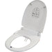 Oval Toilet Seat with Integrated Bidet Cleaning - Warm Air Dryer - Heated Seat Loops