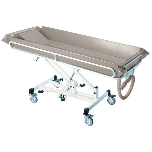 Mobile Shower Trolley - Electrical Operation by Hand - Easy Steer Mechanism Loops