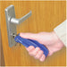Blue Three Key Turner Aid - Large Easy to Hold Handle - Folding Keys Turning Aid Loops
