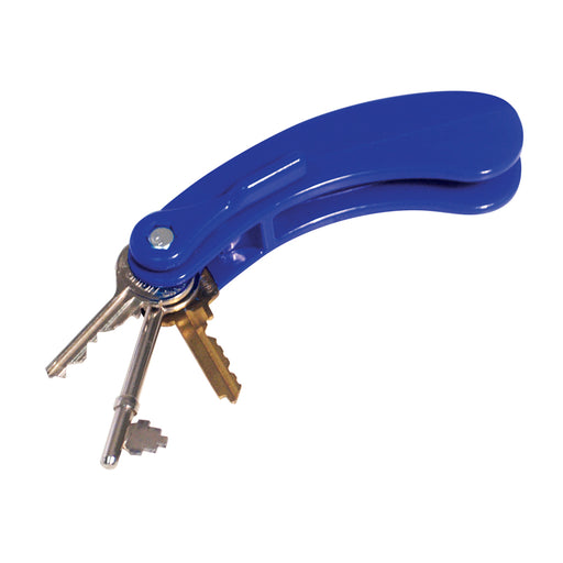 Blue Three Key Turner Aid - Large Easy to Hold Handle - Folding Keys Turning Aid Loops