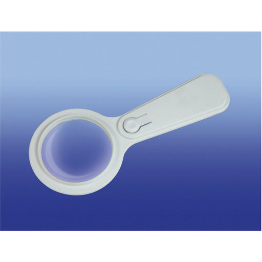 Handheld Magnifying Glass with Light - Battery Operated - Small and Lightweight Loops