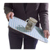 Durable Non Slip Lap Tray - Lightweight Easy to Clean Meal Tray - Blue and White Loops