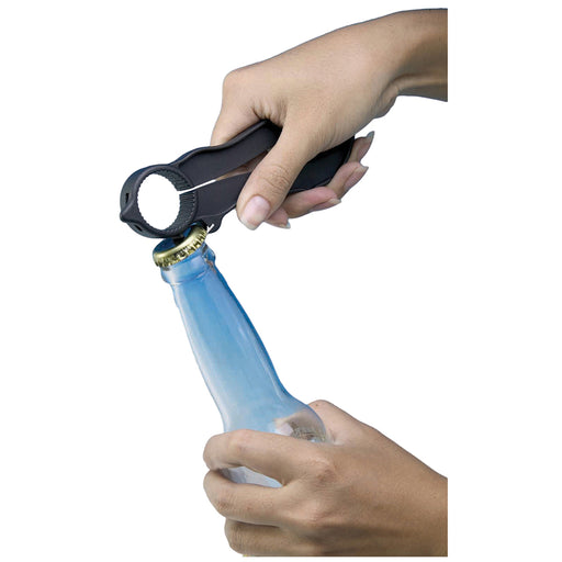 Multi use Can and Bottle Opener - Opens Twist Caps - Glass Bottle Opener Loops