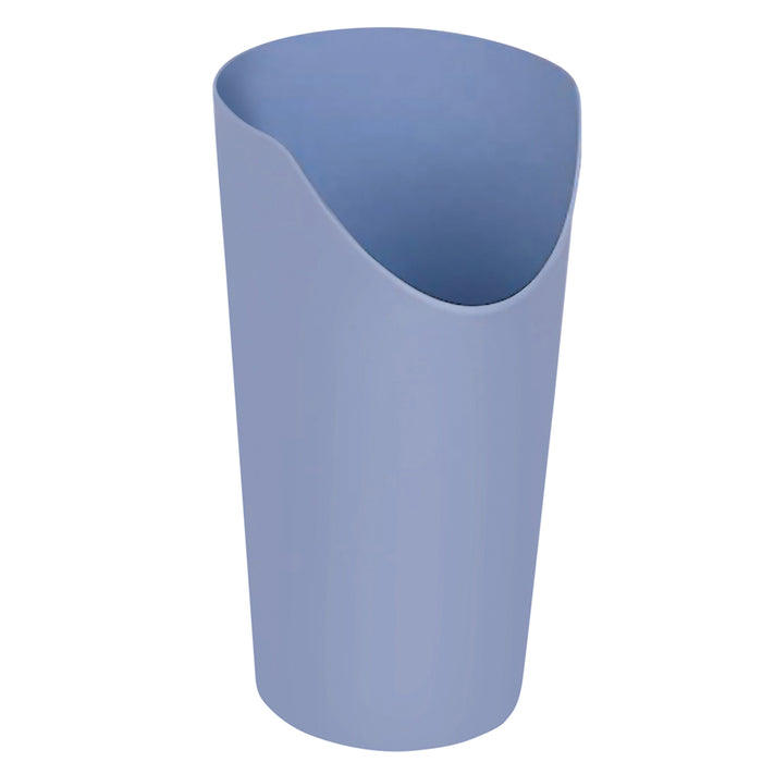 Drink Cup with Nose Cut Out - No Head Tilt Disability Drinking Cup Aid Loops