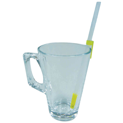 2 Pk One Way Drinking Straw - 10 and 7 Inch Straw Included - One Way Valve Loops