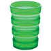 Ergonomically Designed Easy Grip Cup with Cap - Spill proof Nozzle - Green Loops