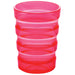 Ergonomically Designed Easy Grip Cup with Cap - Spill proof Nozzle - Pink Loops