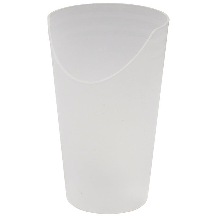 Drink Cup with Nose Cut Out - No Head Tilt Drinking Aid Disability Drinking Cup Loops