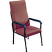 Height Adjustable Ergonomic Lounge Chair - High Backed - Brown Upholstery Loops