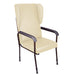 Height Adjustable High Backed Lounge Chair - Cream Upholstery - 450 570mm Height Loops