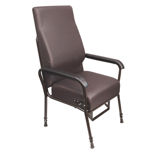 Height Adjustable Easy Riser Lounge Chair - Spring Action Assisted Riser - Brown Loops