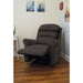 Wall Hugging Rise & Recline Arm Chair - Waterfall Pillow - Mink Chenille Fabric Loops