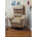 Wall Hugging Rise & Recline Arm Chair - Waterfall Pillow - Oat Chenille Fabric Loops