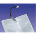 LED Book Clip On Light - Flexible Stem - Battery Operated Reading Light Aid Loops