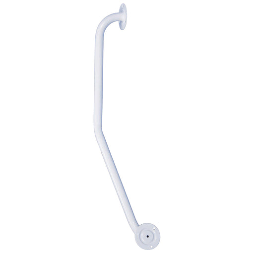 720mm White Curved Handrail - Ideal for Doorwars and Stairwells - Right Handed Loops
