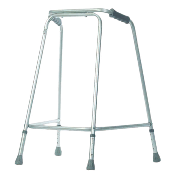 Lightweight Aluminium Walking Frame - 860 to 960mm Adjustable Height - Large Loops