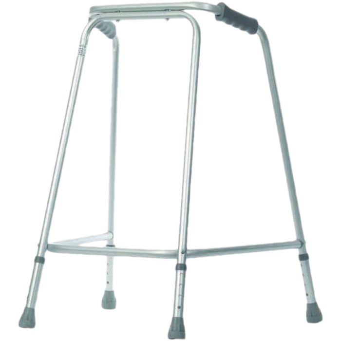 Lightweight Aluminium Walking Frame - 860 to 960mm Adjustable Height Extra Large Loops