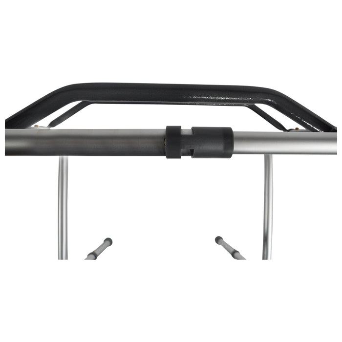 Folding Walking Frame - Lightweight Aluminium - 810 to 1000mm Adjustable Height Loops