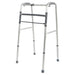 Folding Walking Frame - Lightweight Aluminium - 810 to 1000mm Adjustable Height Loops