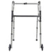 Dual Rise Lightweight Aluminium Folding Walking Frame Wheeled for Easy Transport Loops