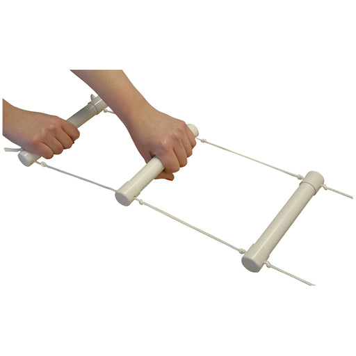 Bed Rope Ladder - Disability Sit Upright Aid - Secures to Bed Legs - 127kg Limit Loops