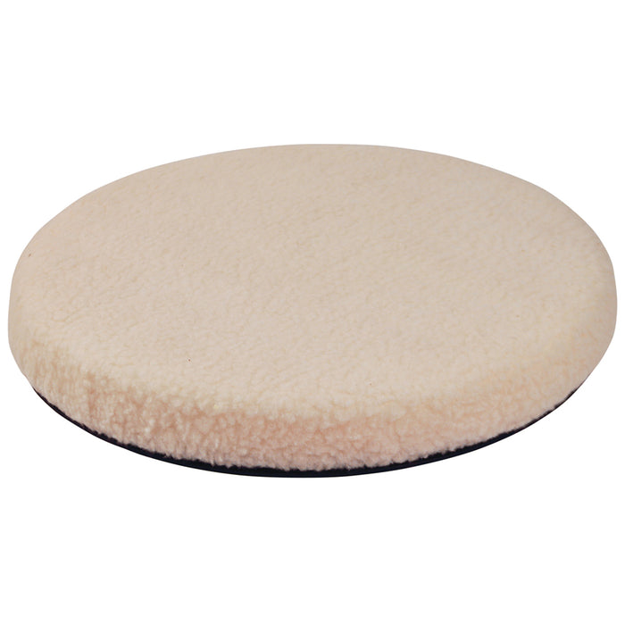 Revolving Swivel Seat with Fleece Cover 360 Degree Rotation 115kg Weight Limit Loops