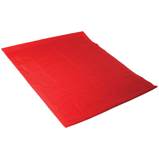 Red Nylon Tubular Slide Sheet - 600 x 400mm - Silicone Coated Transfer Sheet Loops
