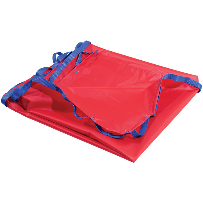 Red Nylon Glide Sheet With Handles - 190 x 100cm Silicone Coated Transfer Sheet Loops