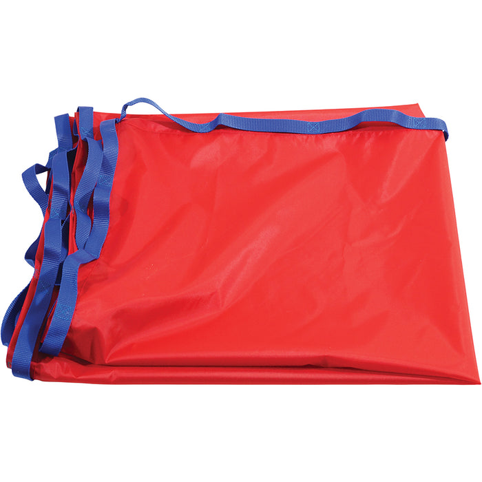 Red Nylon Glide Sheet With Handles - 190 x 100cm Silicone Coated Transfer Sheet Loops