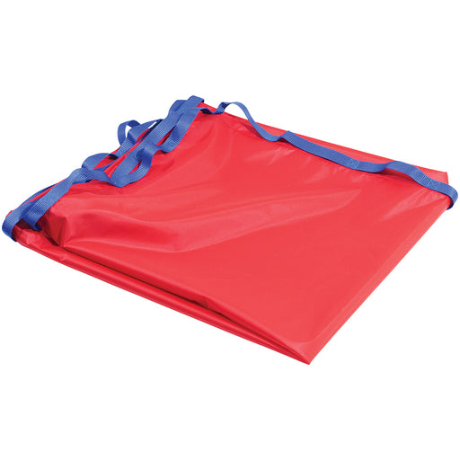 Red Nylon Glide Sheet With Handles - 190 x 100cm Silicone Coated Transfer Sheet Loops