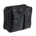Black Wheelchair Shopping Bag - Two Storage Compartments - Mesh Side Pockets Loops