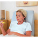 Bed Support Wedge Cushion - Provides Upright Support - High Density Foam Comfort Loops