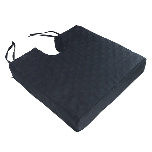 Deluxe Pressure Releif Orthopaedic Cushion - Fits Most Wheelchairs - Memory Foam Loops