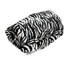 4-in-1 Support Cushion Use as Footstool or Armrest Zebra Print Microfibre Cover Loops