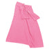 Pink Polyester Fleece Blanket with Oversized Sleeves - Machine Washable Loops