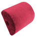 4-in-1 Support Cushion - Use as Footstool or Armrest - Red Microfibre Cover Loops