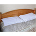 PAIR Waterproof Soft Towelling Pillowcase - Standard Size - Zipped Closure Loops