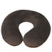 Spare Cover for Blue Memory Foam Neck Cushion - Brown Soft Velour Cover Loops