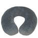 Spare Cover for Blue Memory Foam Neck Cushion - Grey Soft Velour Cover Loops
