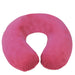 Spare Cover for Blue Memory Foam Neck Cushion - Hot Pink Soft Velour Cover Loops