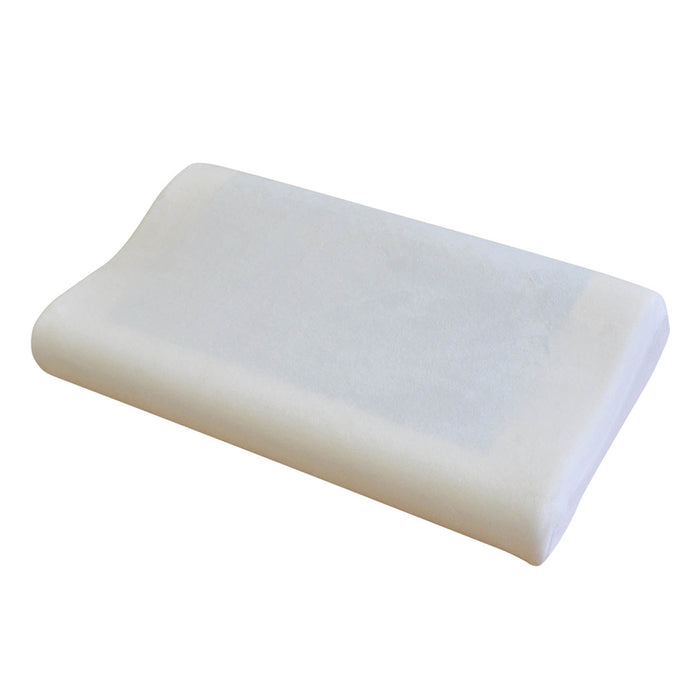 Cooling Gel Memory Foam Contour Pillow - Removable Soft Touch Velvet Cover Loops