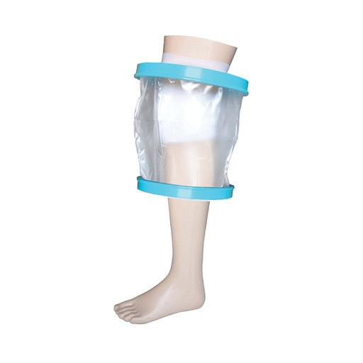 Waterproof Cast and Bandage Protector - Suits Adult Knee - Bathroom Washing Aid Loops
