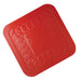4 Pk Red Silicone Rubber Anti Slip Table Coasters - 90 x 90mm - Dishwasher Safe Loops