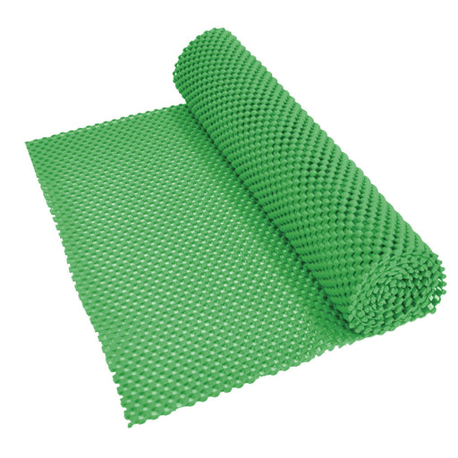 150 x 30cm Green Durable Anti Slip Fabric PVC - Waterproof - Cut to Size Loops