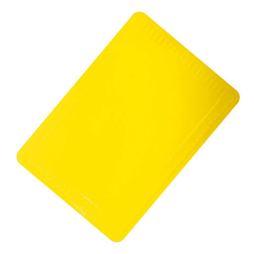Yellow Silicone Anti Slip Table Mat - 350 x 250mm - Dishwasher Safe Dining Mat Loops