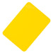 Yellow Silicone Anti Slip Table Mat - 250 x 180mm - Dishwasher Safe Dining Mat Loops