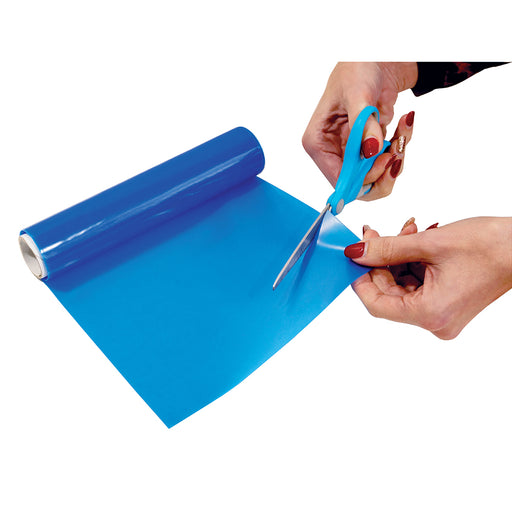 Blue Anti Slip Silicone Roll - 100 x 20cm - Cut to Size - Diswasher Safe Loops