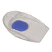 PAIR Small Medical Grade Silicone Heel Cups - UK Size 3-5 - Soft Heel Cushion Loops