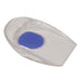 PAIR Medium Gel Heel Cups - UK Size 6-8 - Ergonomic Soft Heel Support Cushion Loops