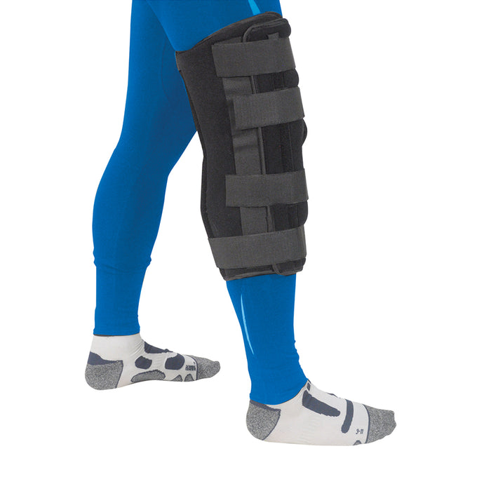 Small Knee Immobilizer - Four Adjustable Fasteners - Washable Cloth Material Loops